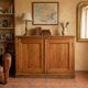 Buffet in Pitchpine, 2 doors, professional furniture.