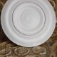 Six oyster plates earthenware with matte enamel, 50s
