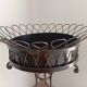 Pair of wrought iron planters