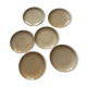 Série de 6 assiettes en grès vintage