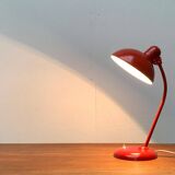 Red German table lamp mid-century 6556 by Christian Dell for Kaiser Idell, 1960s
