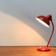Red German table lamp mid-century 6556 by Christian Dell for Kaiser Idell, 1960s