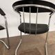 Chaises de bureau arrben italie années 70 chrome
