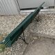 Garden bench in metal foot slats
