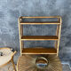 Vintage wall rattan shelf