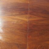 Art Deco oval table, 4 extensions, up to 18 people