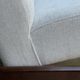 Mid Century Armchairs in Beige Linen, by Edmund Homa, 1960s, Set of Two