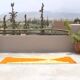 Handwoven coloured wool rug, 300 x 95 cm - R310