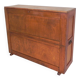 Pine school chart cabinet, architect's cabinet, map cabinet, 1930s