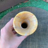 Vintage soliflore vase in white marble
