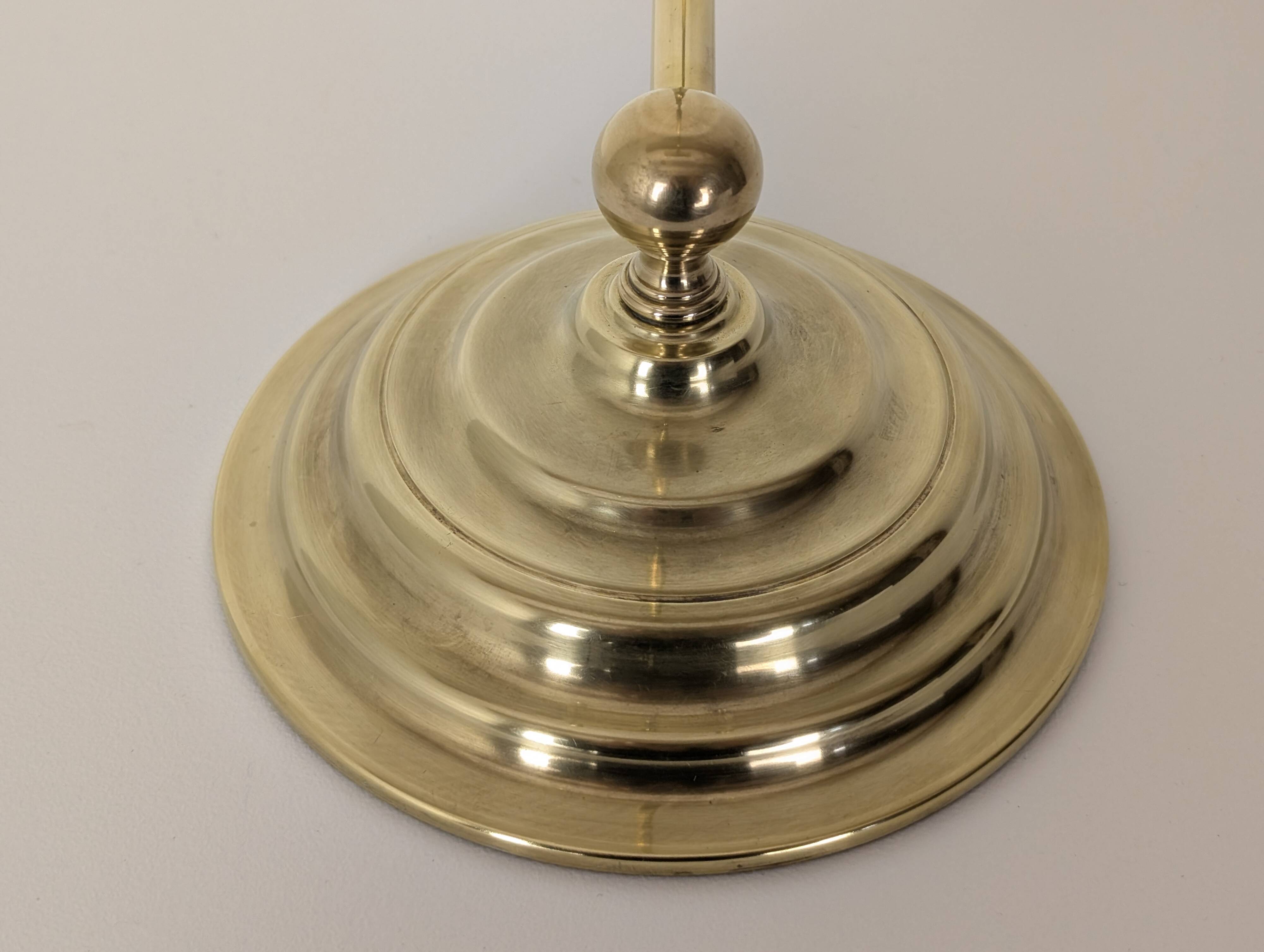 Brass desk lamp