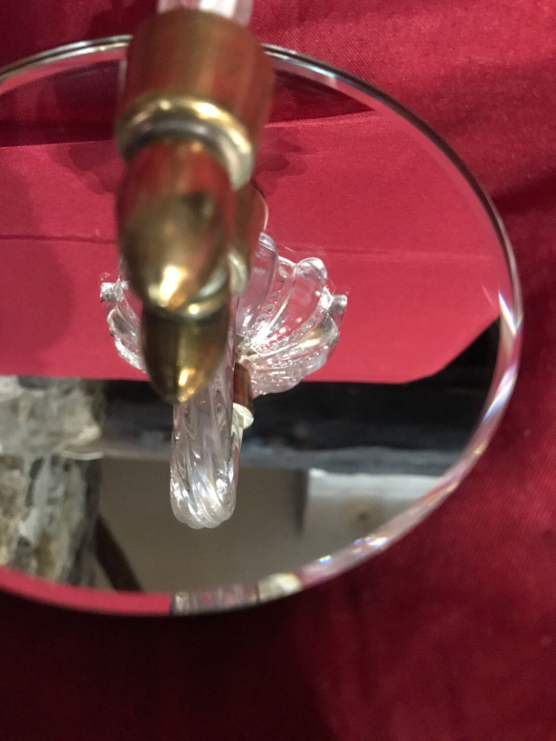 Pair of wall lights from the 1950s in murano glass