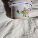 Old Quimper earthenware pot
