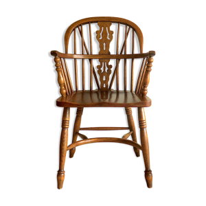 chaise à bras en chêne