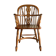 Mid century solid oak lyre-back elbow chair beautiful wood grain