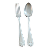 Collet goldsmith fork and spoon