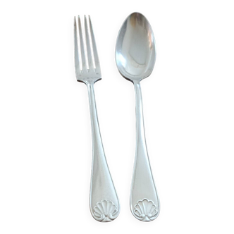 Collet goldsmith fork and spoon