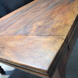 Passementier table with wooden drawers Walnut - France Lyon 1880'