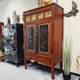 Antique Chinese Closet with gold