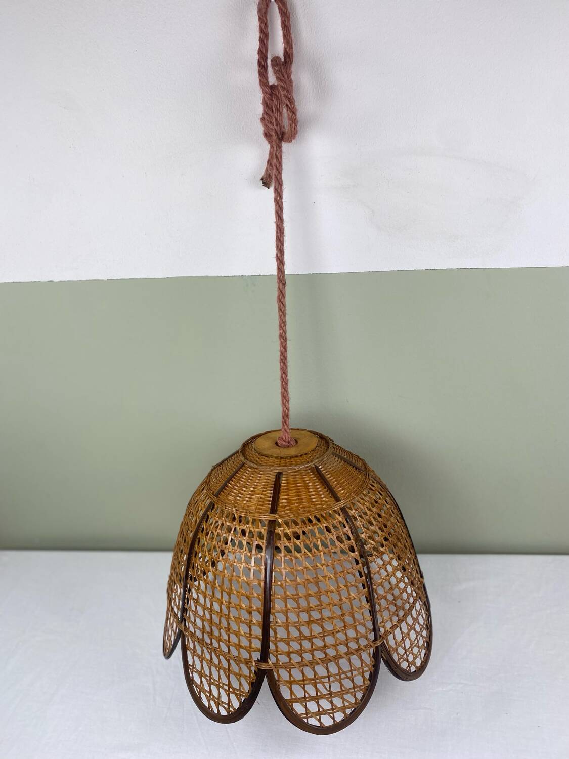 Suspension osier vintage