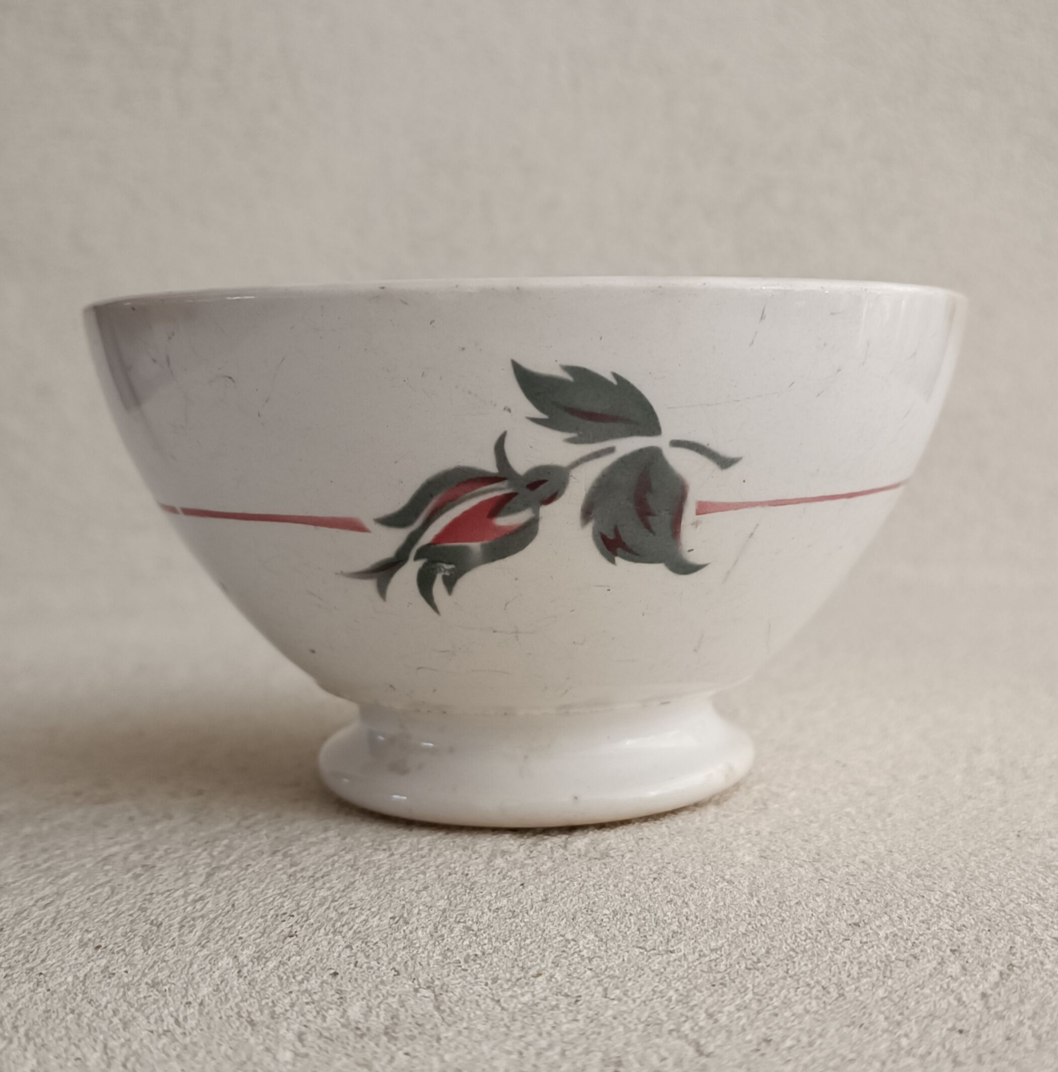 Iron earth bowl Digoin Sarreguemines