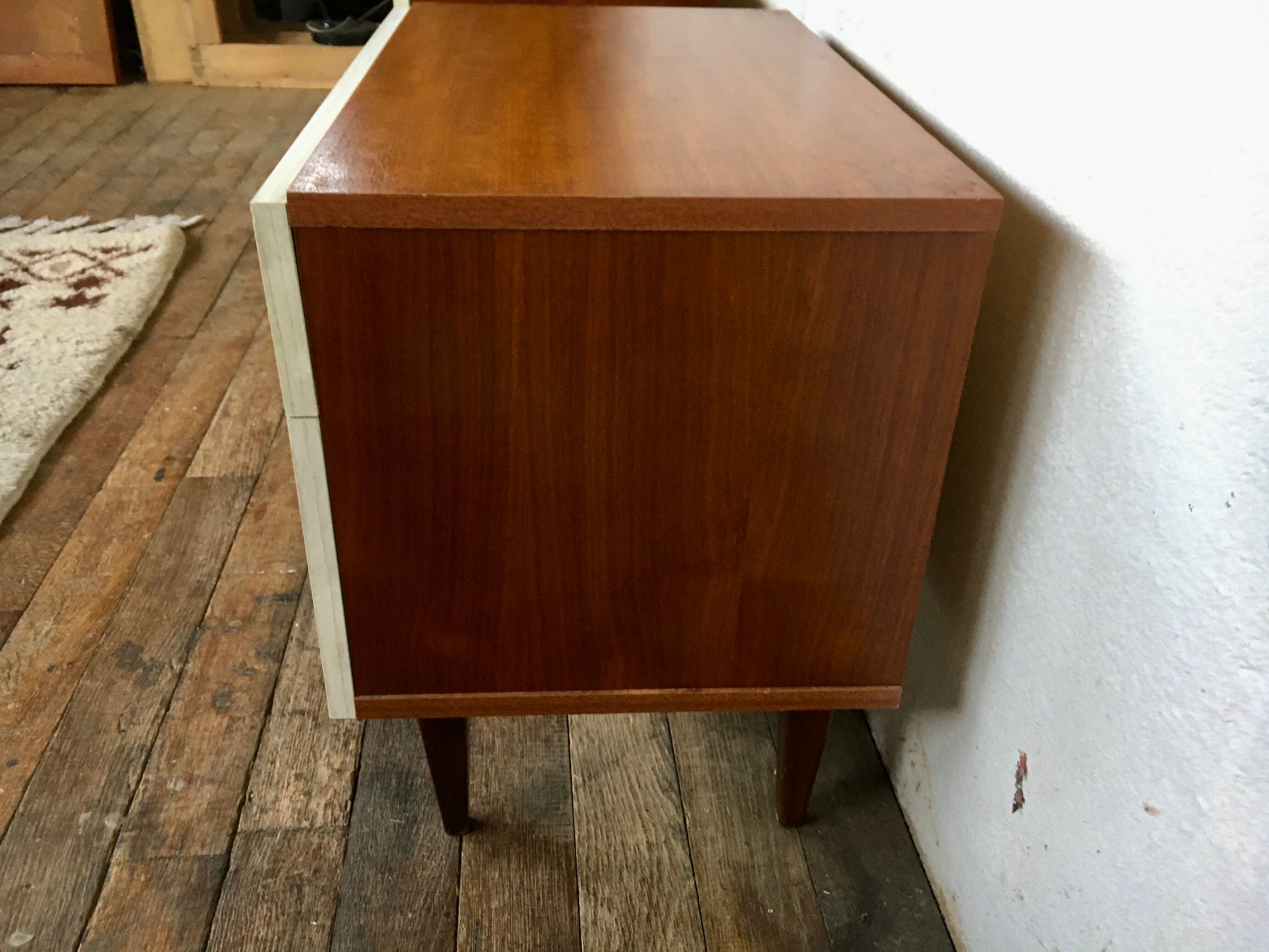 Pair of vintage bedside table bedside tables