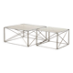 Set of isocele coffee tables france Max Sauze ca. 1970