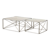 Set of isocele coffee tables france Max Sauze ca. 1970