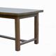 Vintage farm table 1980 solid oak wood
