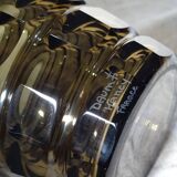 Vase signed Daum Nancy Art Deco Smoked Glass Geometric Decor