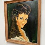 Oil Portrait on panel from 1964