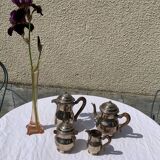 Service à café en métal argenté Orbrille poinçonne