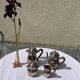 Coffee set in silver metal Orbrille hallmark