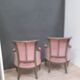 Paire de bergères de style directoire