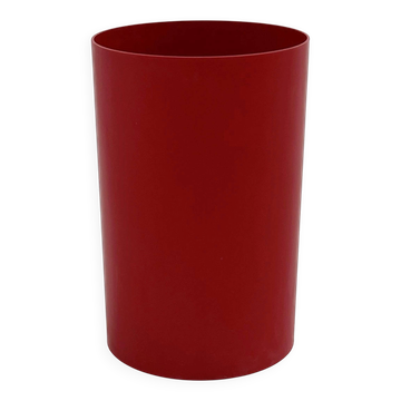 Basket, red umbrella stand by Gino Colombini for Kartell, 1970