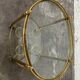 Rolling dessert trolley, brass service cart