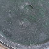 Silver-plated metal trivet English