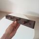 Porte manteau mural vintage en bois