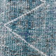 Faded blue carpet rug 301x185cm