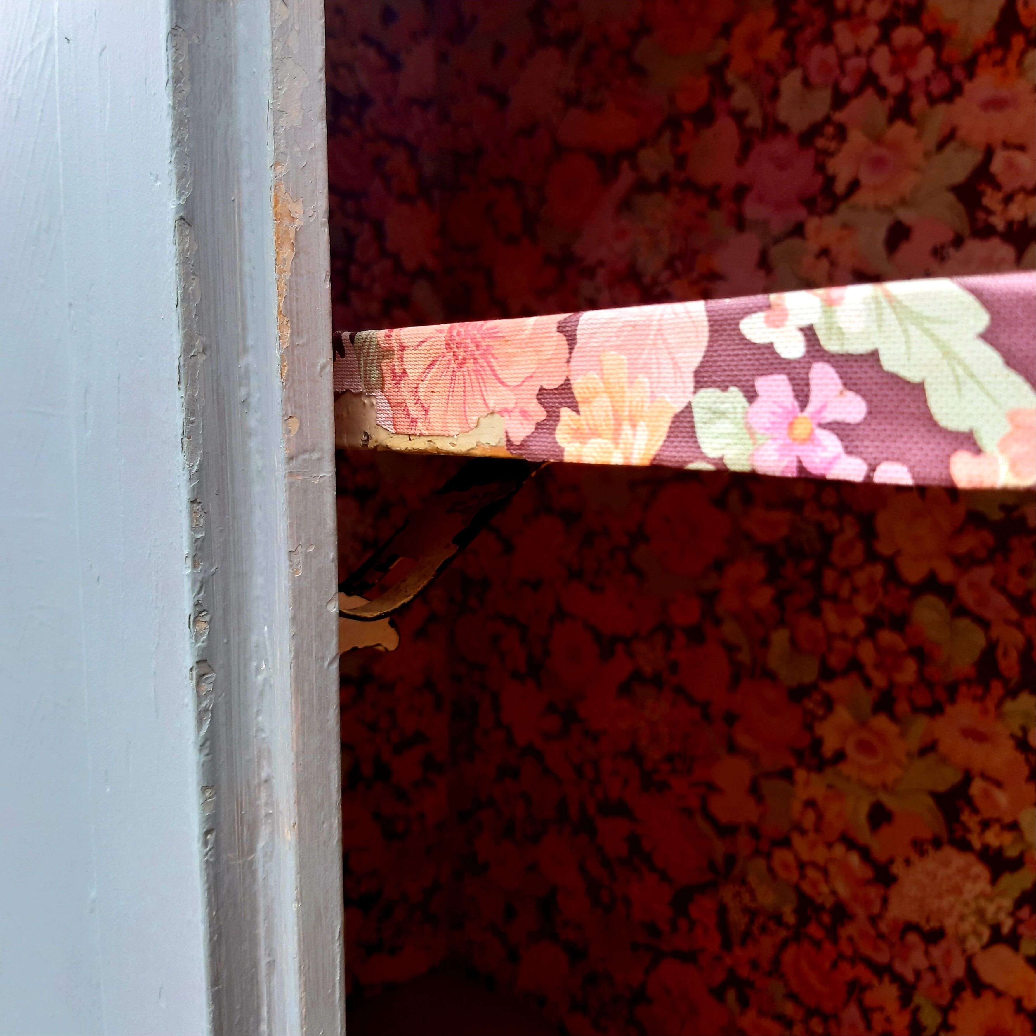 Parisian interior wardrobe vintage floral
