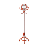 Mirror coat rack on foot