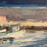 Huile sur toile de Svend Nilsson