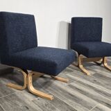 Armchairs by Ludvik Volak, 1960s, Set of 2
