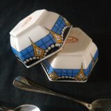 Salerons art deco Astral Limoges