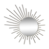 Miroir soleil asymétrique en métal doré 71x56cm 50/60
