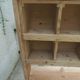 Vintage pitch pine craft furniture, 20 lockers, 2 mobile shelves