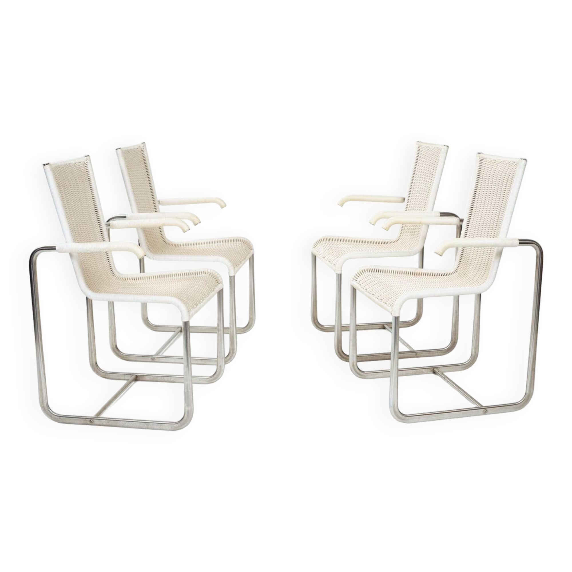 4 Chaises Tecta D25 Bauhaus de Stefan Wewerka