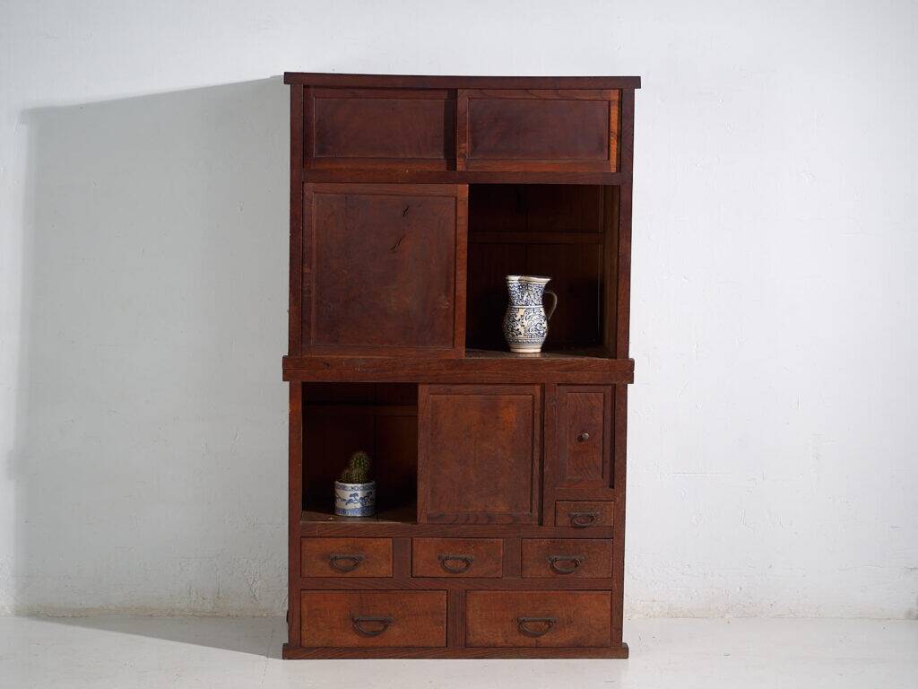 Antique Japanese Mizuya tansu cabinet – Taishō / Shōwa Period (c.1912-1945) #38