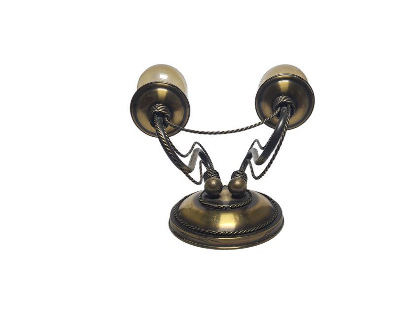 Art Nouveau two-armed wall lamp, Poland, 1970s