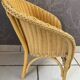 Fauteuil enfant en rotin vintage
